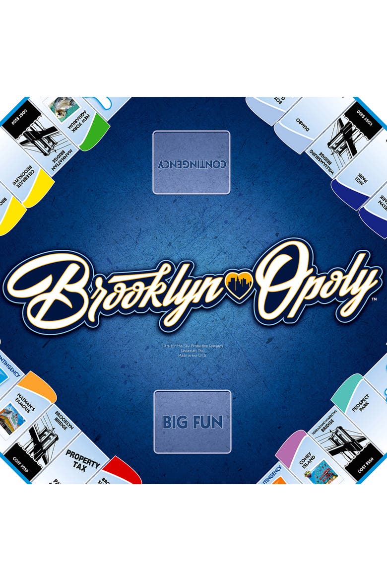 Brooklynopoly Monopoly Board Game, Alternate, color, Multicolored