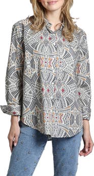 APNY Boyfriend Poplin Button-Up Shirt