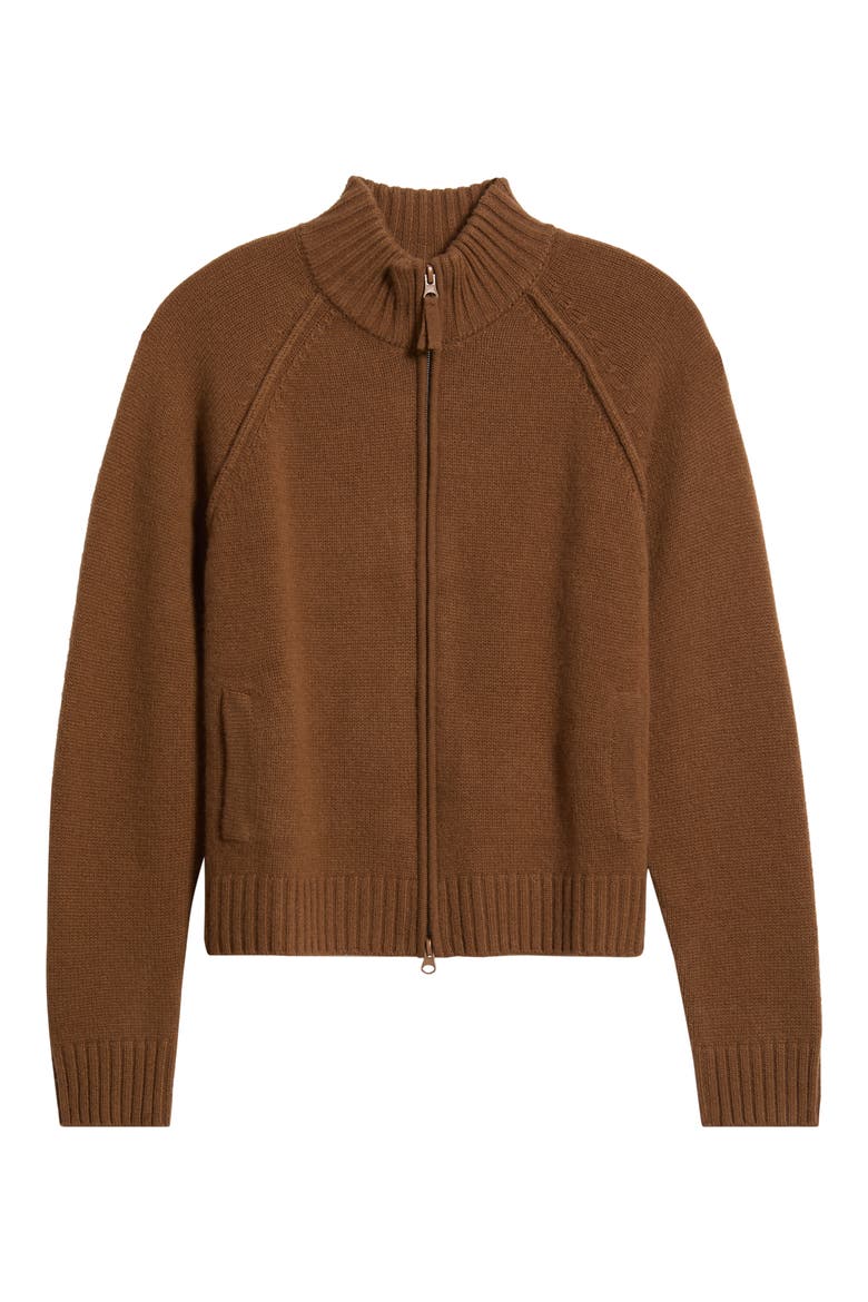 Cashmere Zip Cardigan, Main, color, VICUNA