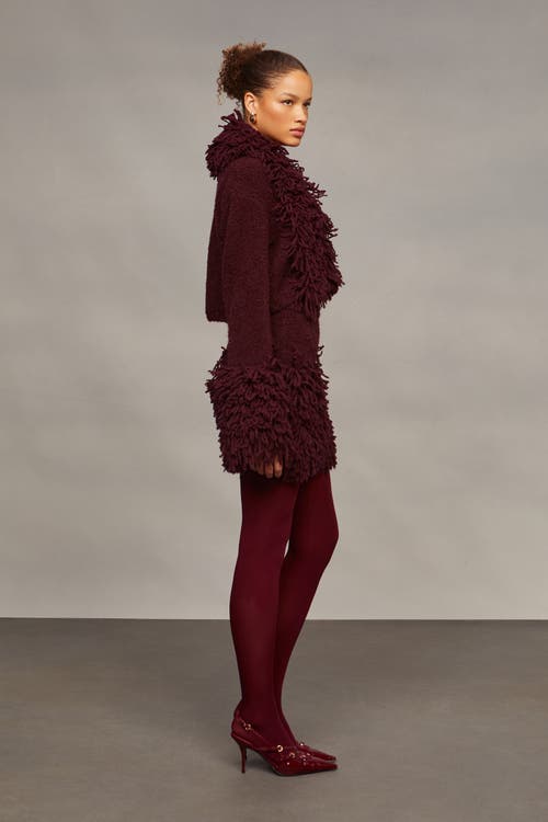Amur Lilia Knit Top In Brown