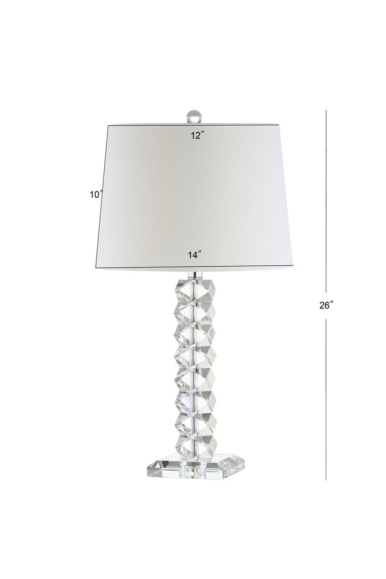 Julia Crystal LED Table Lamp, Alternate, color, Clear