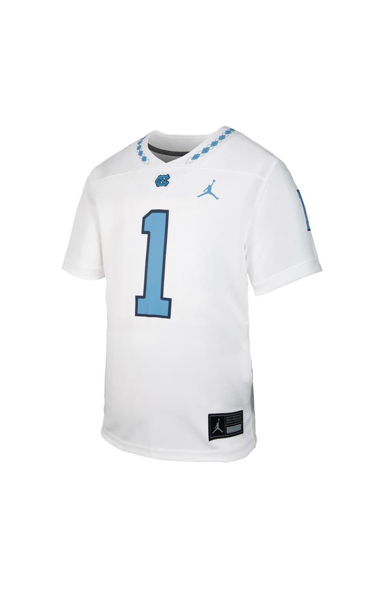 Jordan Brand Toddler Jordan Brand #1 White North Carolina Tar Heels Untouchable Replica Game Jersey, Alternate, color, White