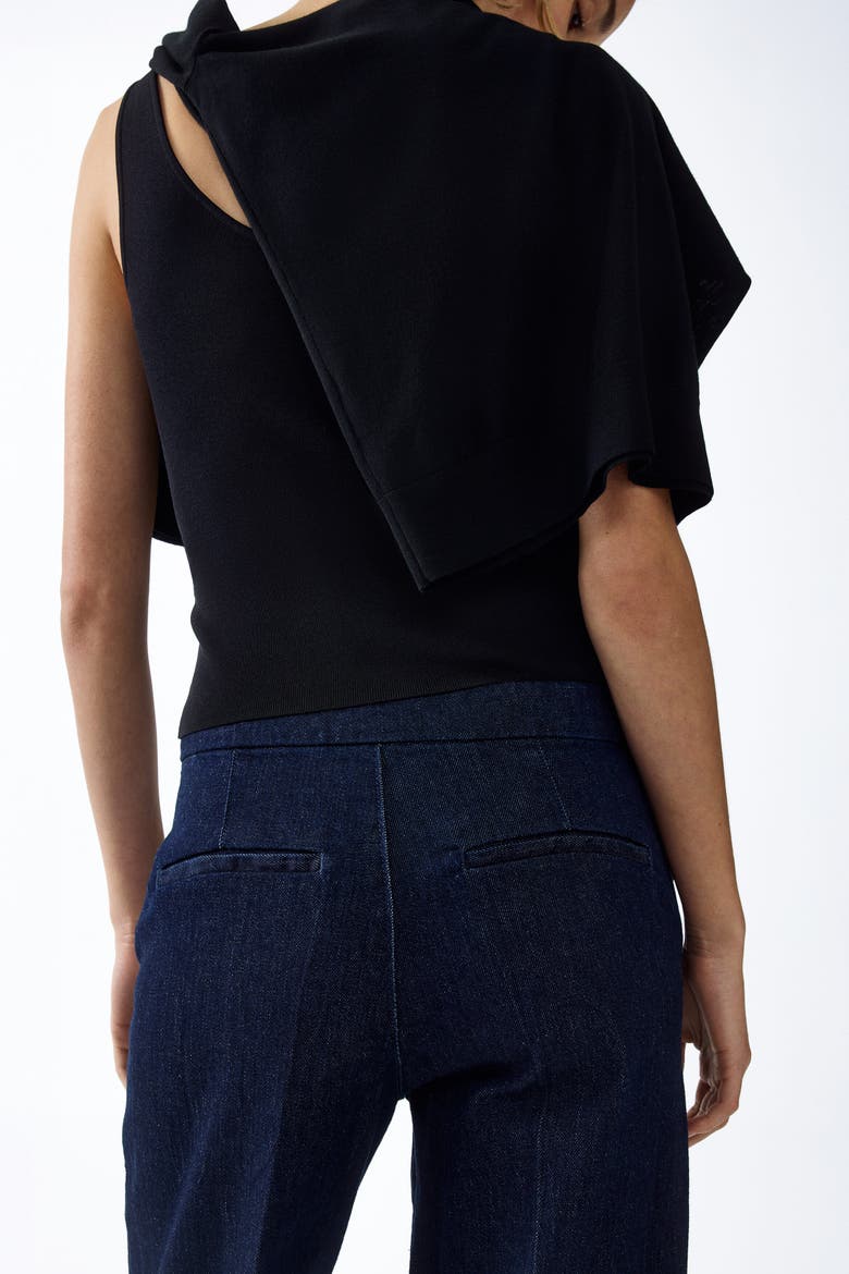 Flared High Jeans, Alternate, color, Dark denim blue