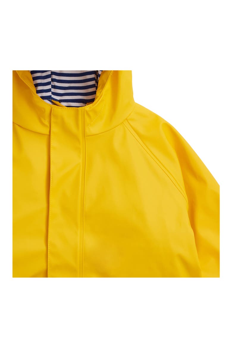 Hooded Citrus Raincoat, Alternate, color, YELLOW