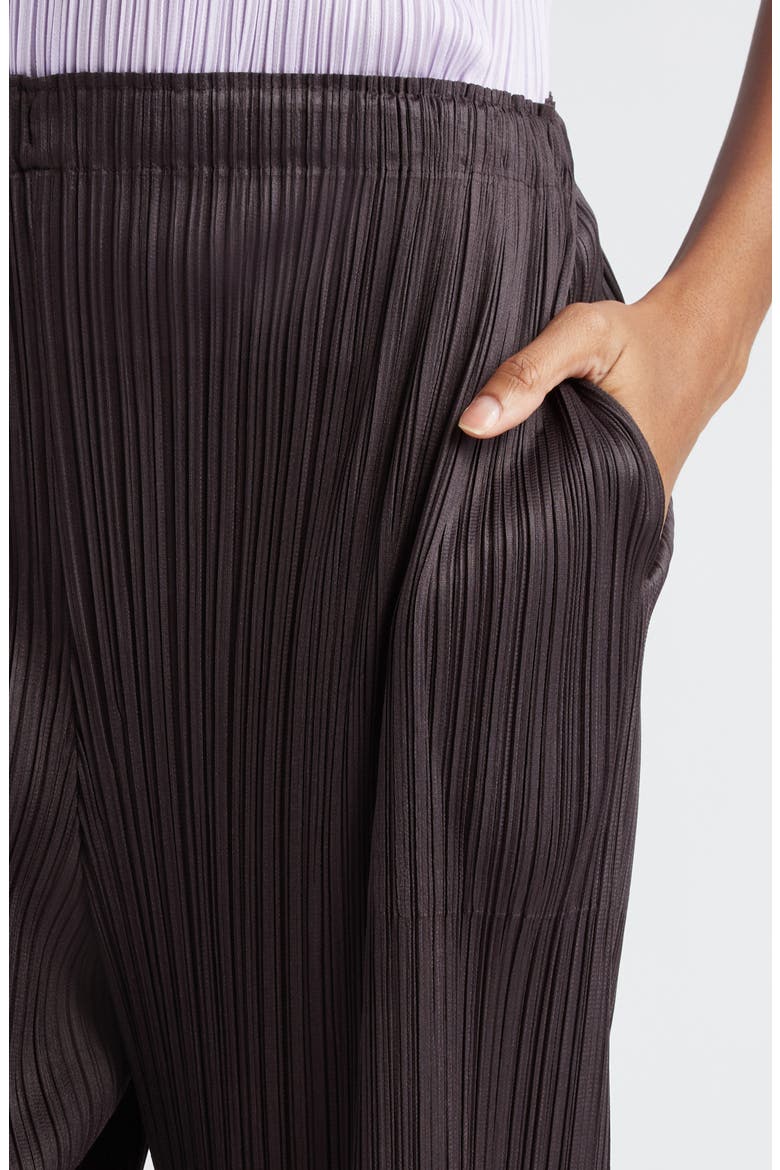 Monthly Colors April Crop Wide Leg Pants, Alternate, color, BLACK PEPPER