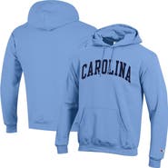Champion Men's Champion  Carolina Blue North Carolina Tar Heels Basic Arch Fleece Pullover Hoodie