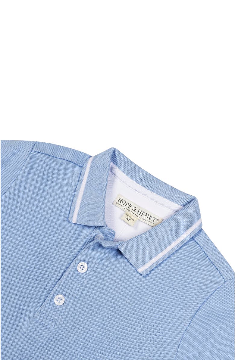Hope & Henry Baby Boys' Organic Pique Polo, Infant, Alternate, color, 