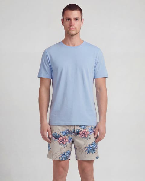 Exotic Floral Mens Lounge Short