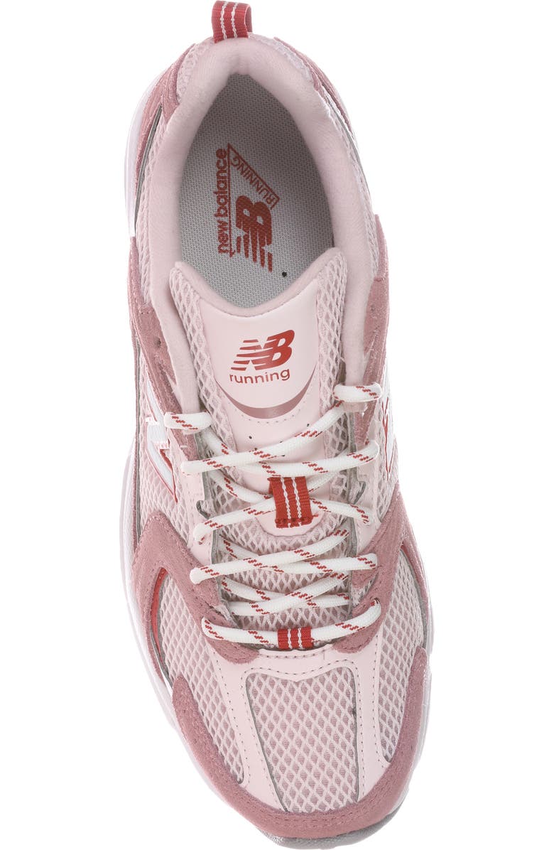 New Balance Gender Inclusive 530 Sneaker, Alternate, color, Rosewood/ Pink Salt