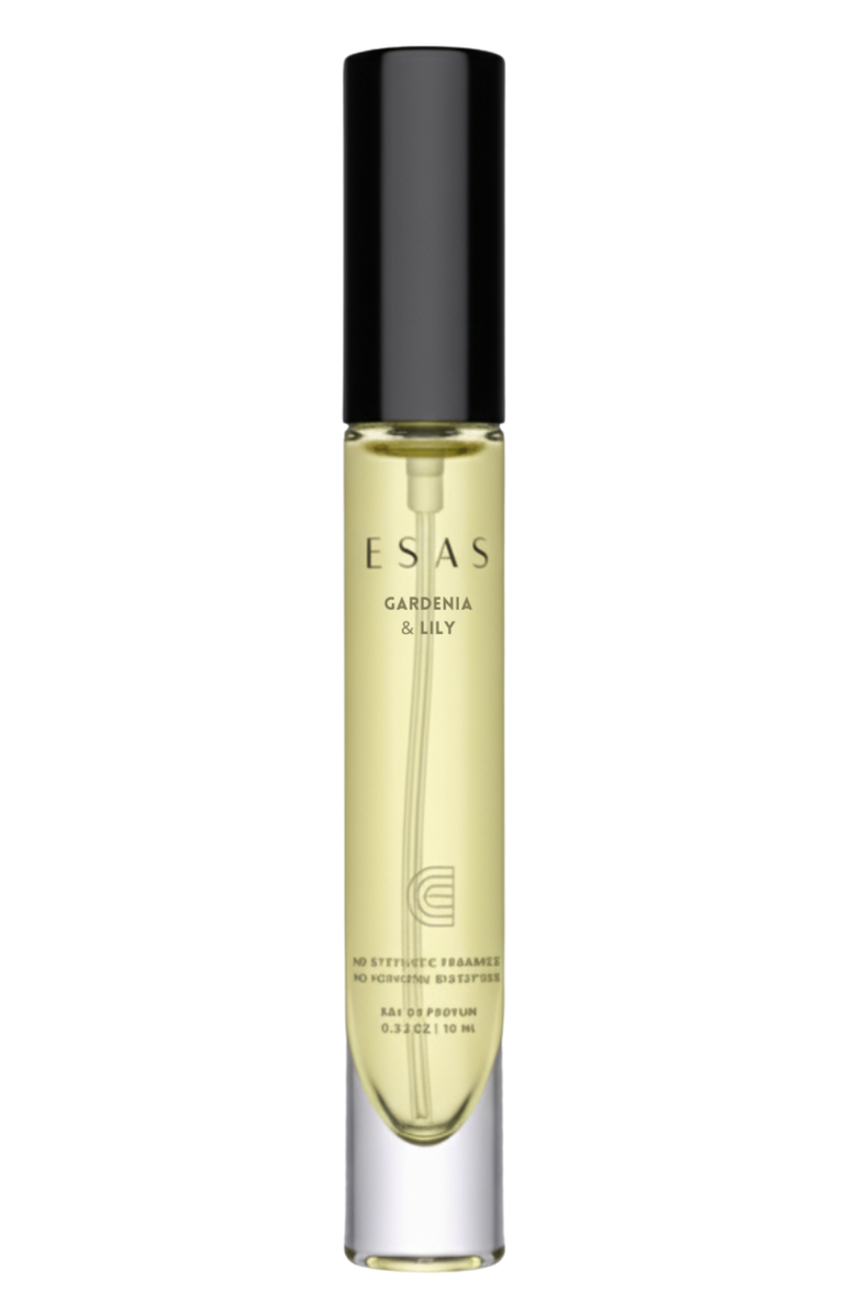 Esas NYC Gardenia & Lily Organic Eau de Parfum - White Florals & Warm Sun, Main, color, 0.33 Oz