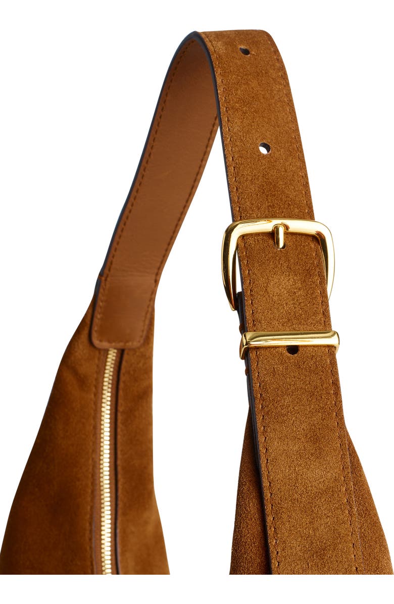 Madewell The Essential Curve Medium Shoulder Bag, Alternate, color, Dried Acorn