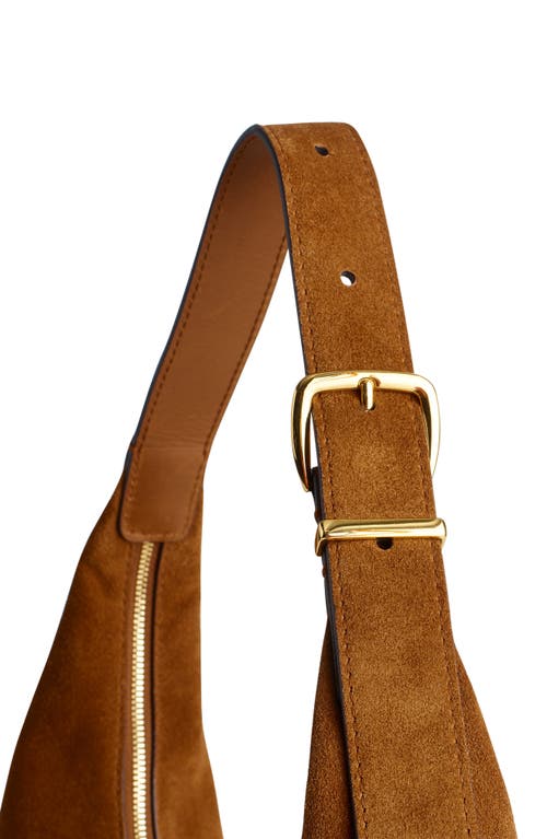 Madewell The Essential Curve Medium Shoulder Bag In Brown