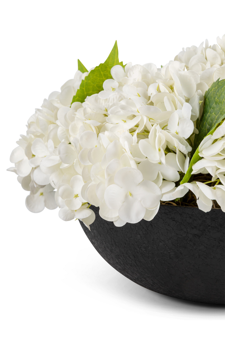 CocoBella Melina RealTouch Hydrangea Arrangement, Alternate, color, Snow