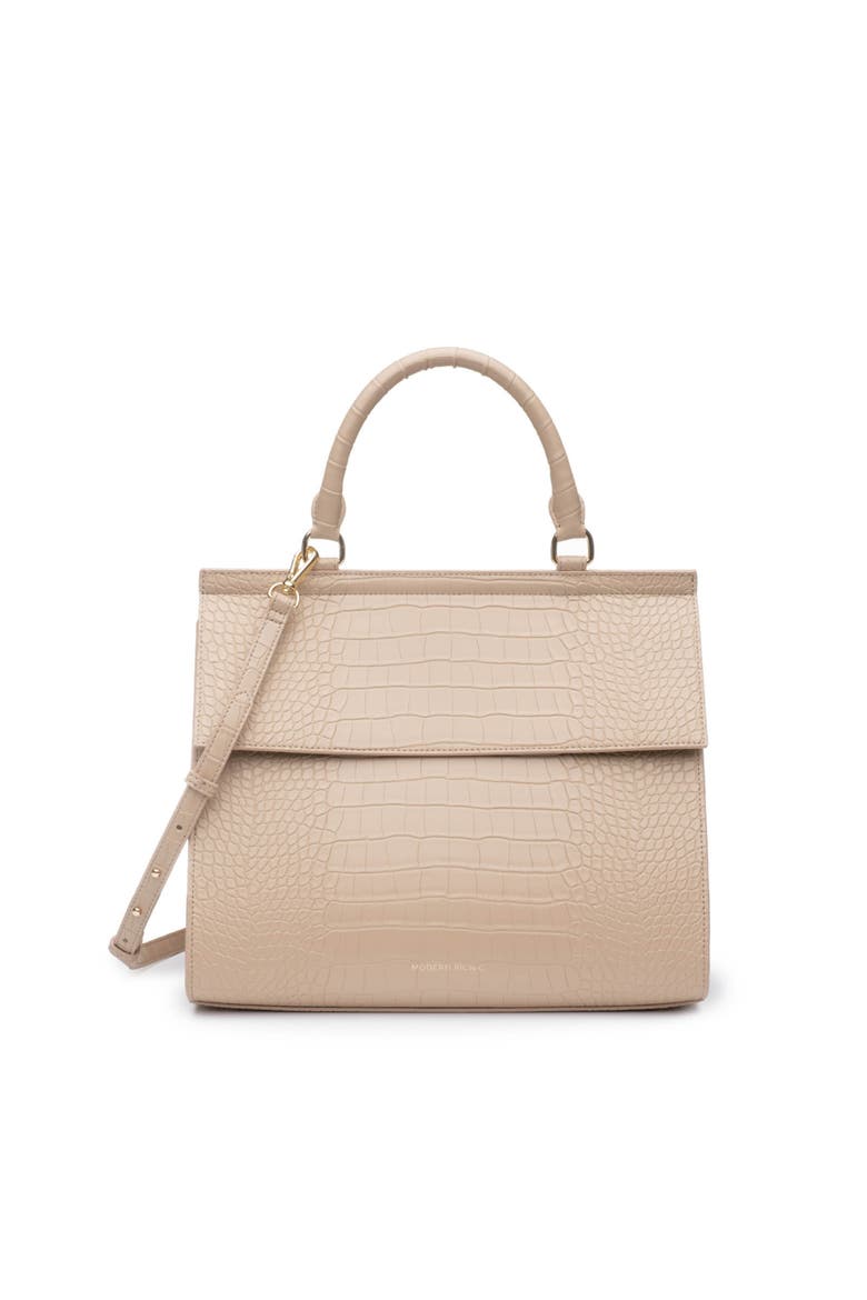 THE LARGE LUNCHER, Main, color, Cream Croc