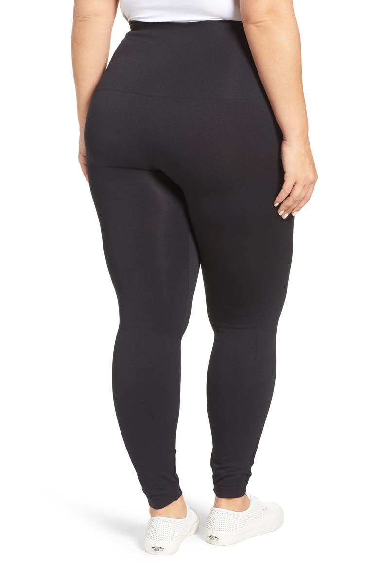 Look At Me Now Seamless Leggings, Alternate, color, VERY BLACK