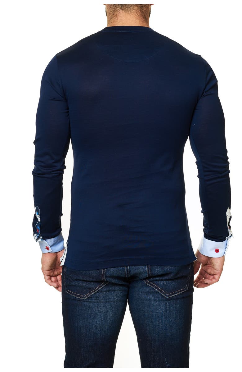Maceoo Long Sleeve V-Neck, Alternate, color, 