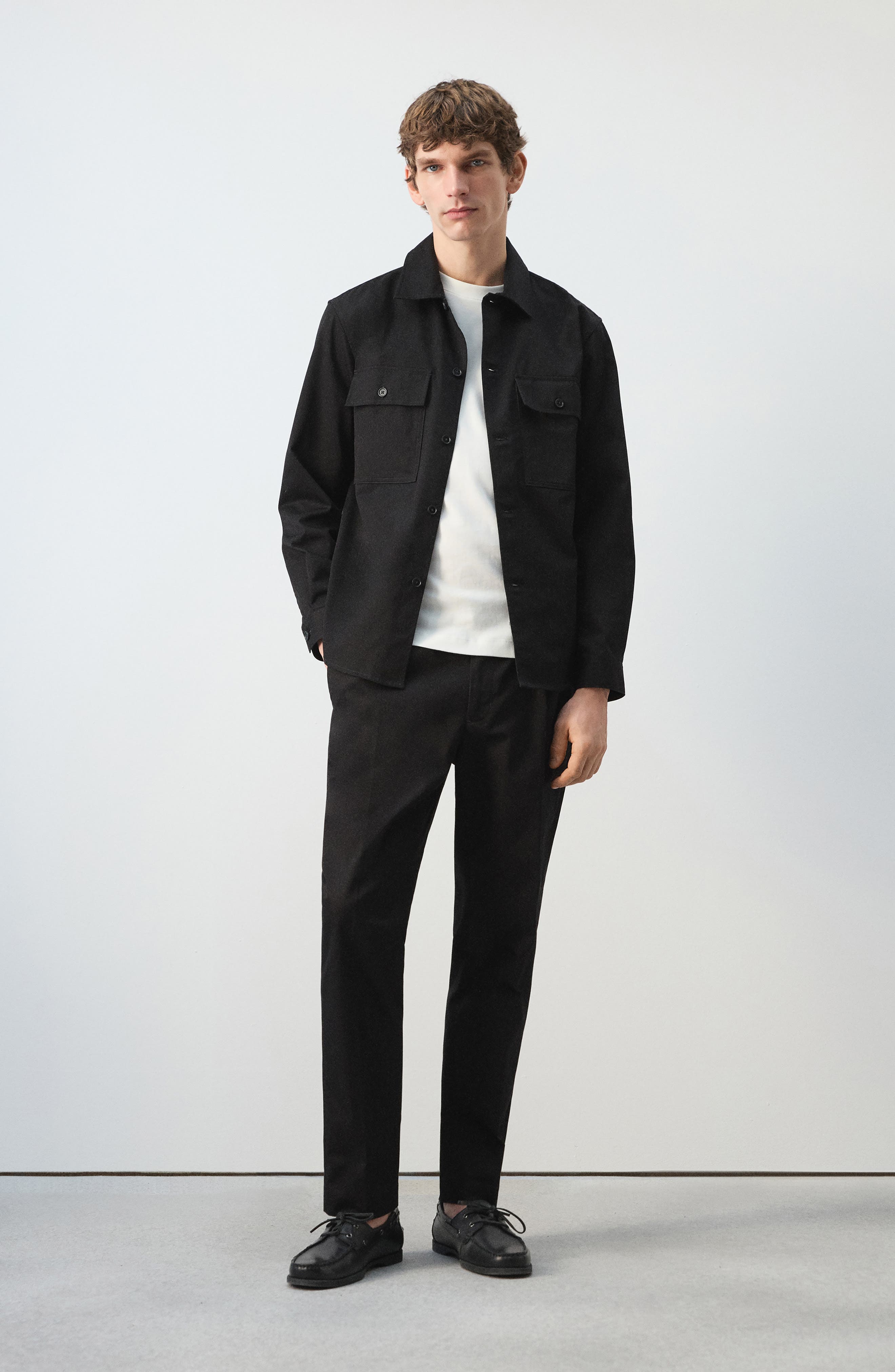 Мужские MANGO Cotton Overshirt — фото 6