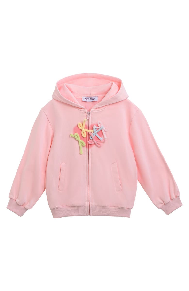 Mimi Tutu Bow Detail Tracksuit Set, Alternate, color, Pink