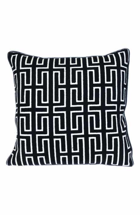 PARKLAND COLLECTION Milo Embroidered Throw Pillow