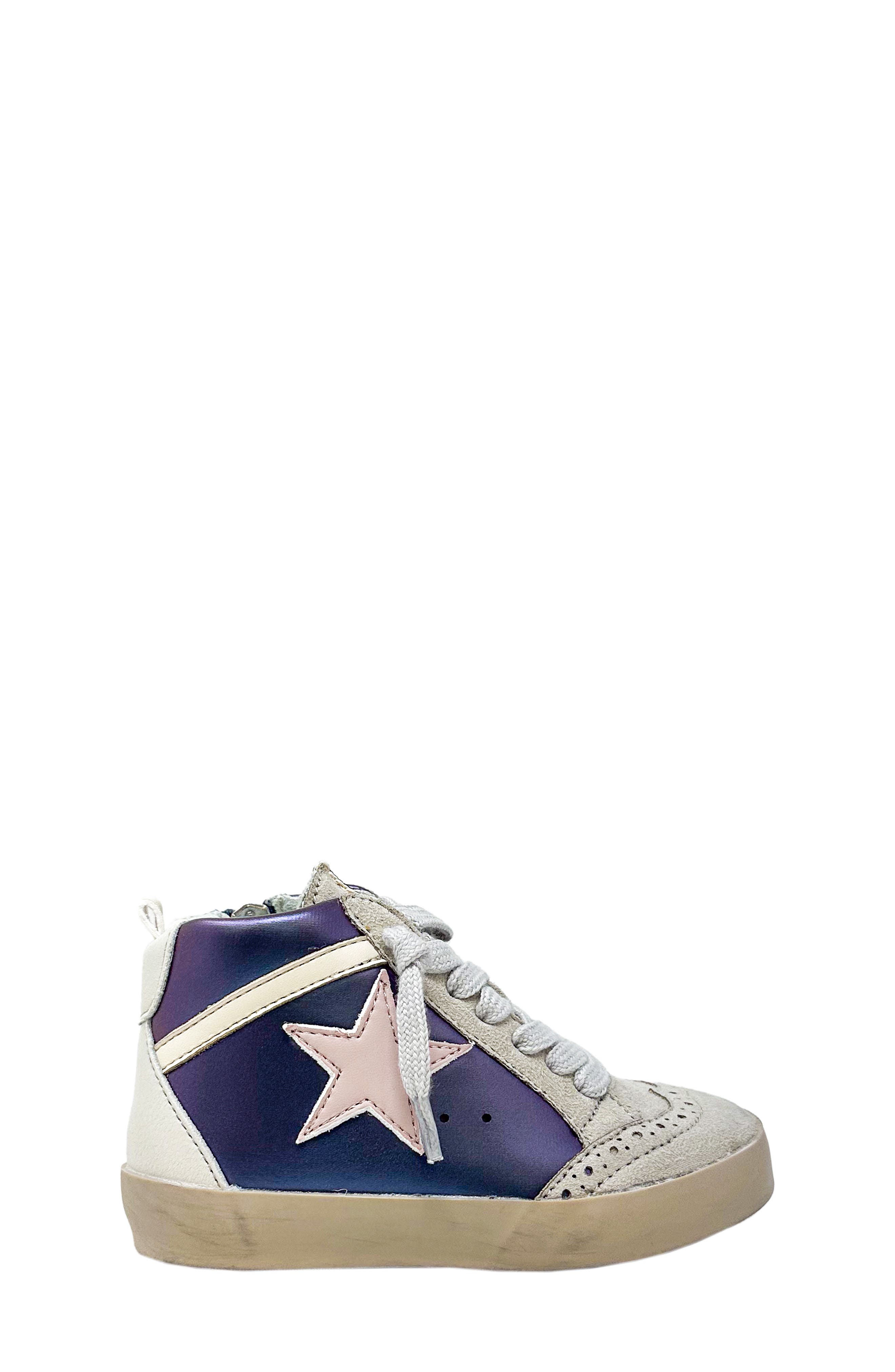 SHUSHOP Kids' Paulina Mid-Top Sneaker, Alternate, color, Teal