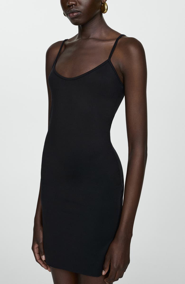 MANGO Slip Minidress, Main, color, 