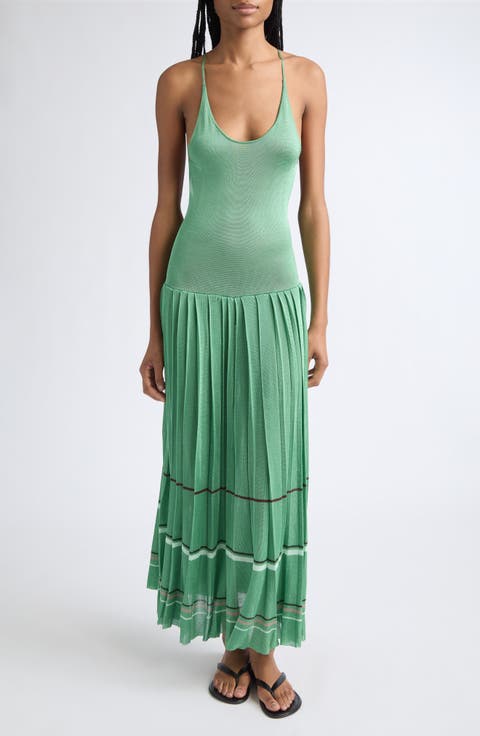 Kingsley Pleated Maxi Dress