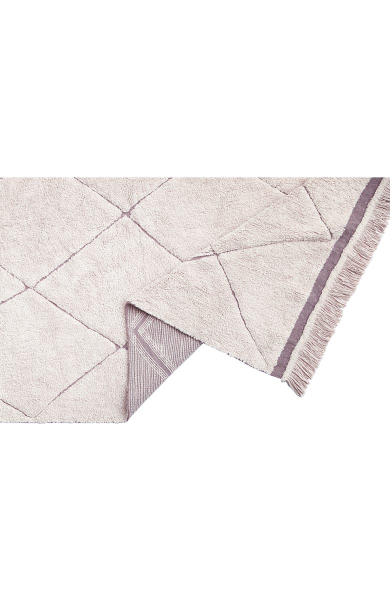 Lorena Canals RugCycled Bereber Washable Cotton Blend Rug, Alternate, color, Natural Rugcycled Yarn