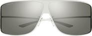 Gucci GG2276S 80mm Polarized Gradient Oversize Shield Sunglasses