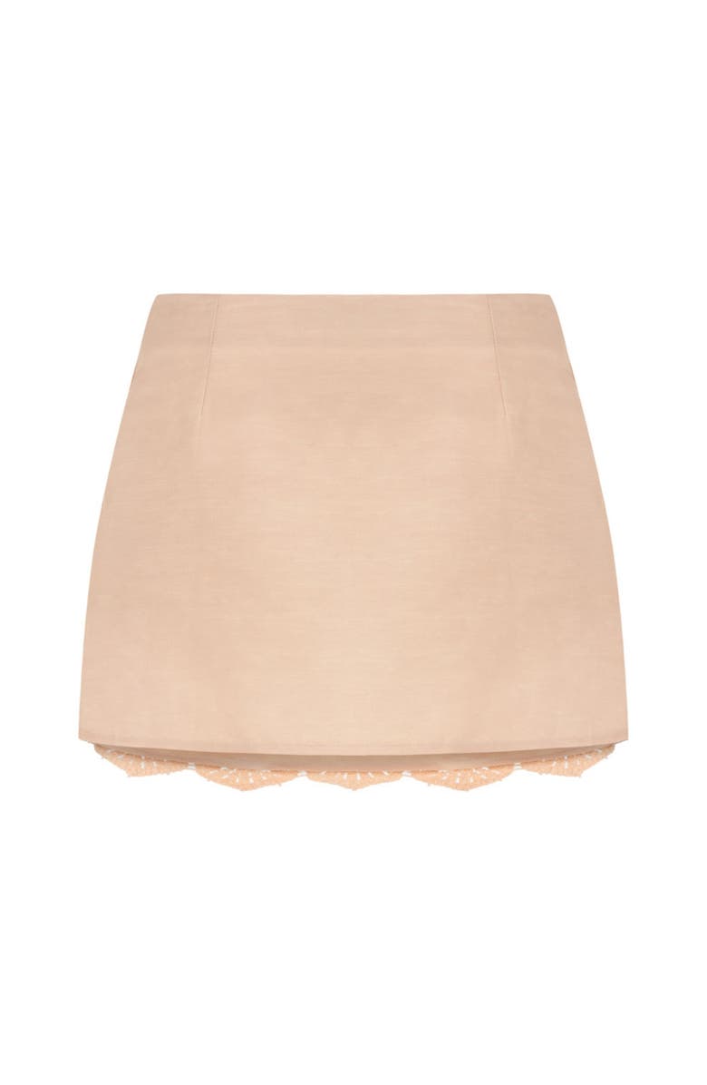 Nocturne Embroidered Mini Skirt, Alternate, color, 