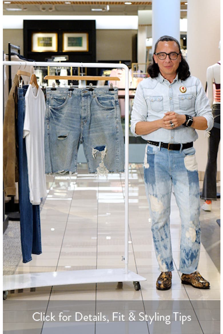 Faros Rip Patch Denim Shorts video