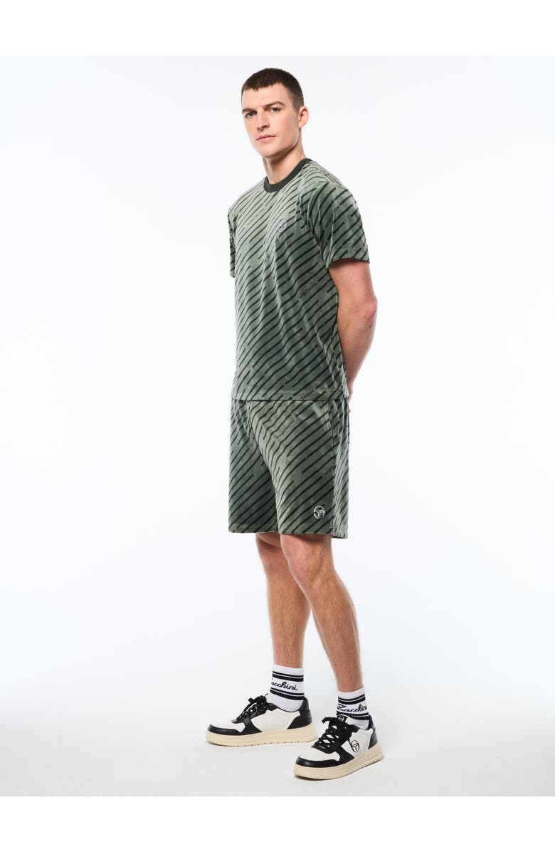 Sergio Tacchini Obliquo Velour T-shirt, Alternate, color, Agave Green