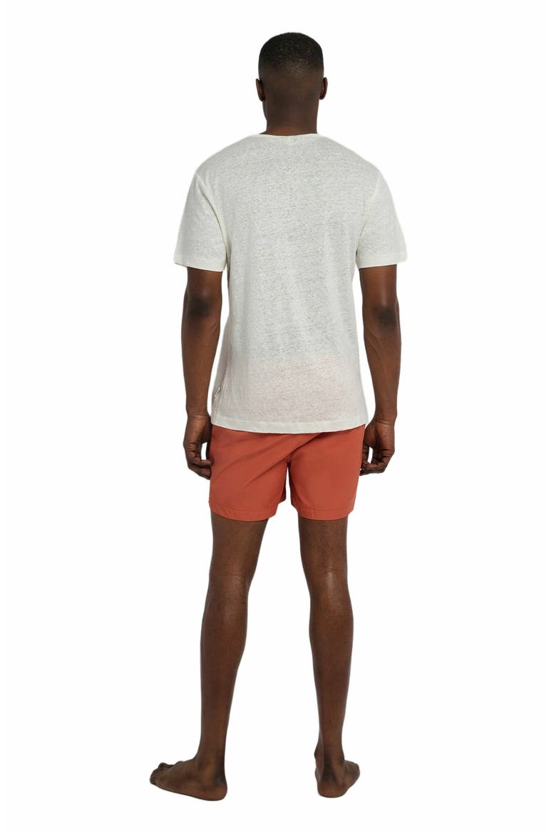 Charles 5" Swim Trunk, Alternate, color, ORANGE CORAL