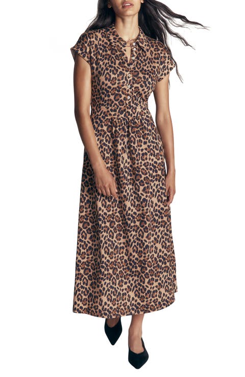 Fae Jersey Shirtdress