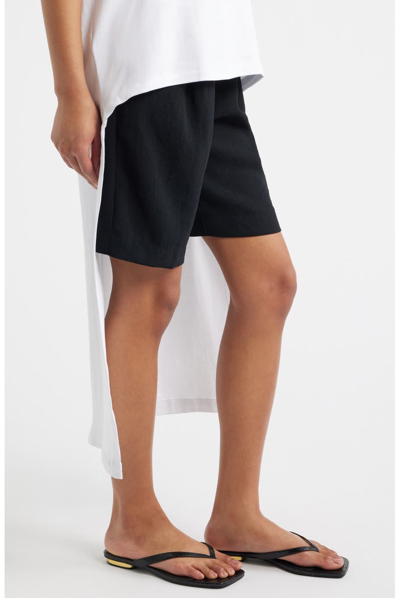Iris T-Shirt Midi Dress, Alternate, color, WHITE