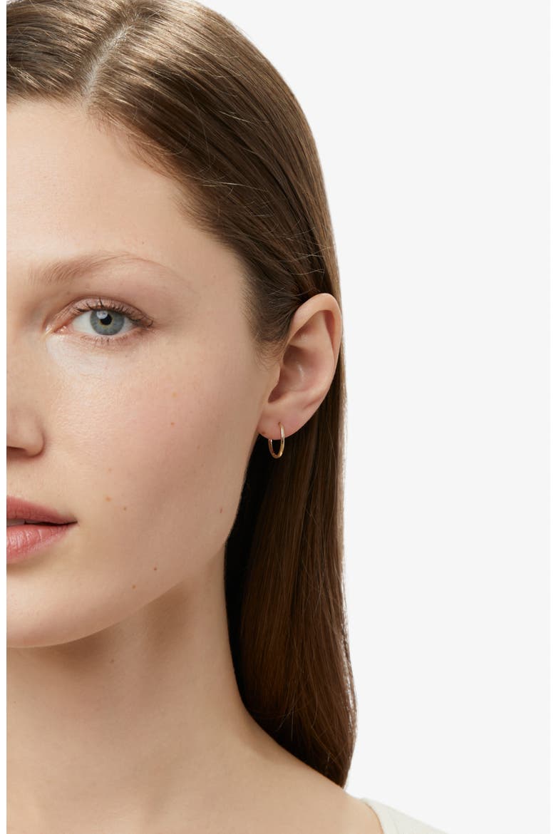 Small Gold Hoop Earrings - Gold Hoops Small, Alternate, color, Gold