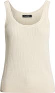 Lauren Ralph Lauren Linen Blend Rib Sweater Tank