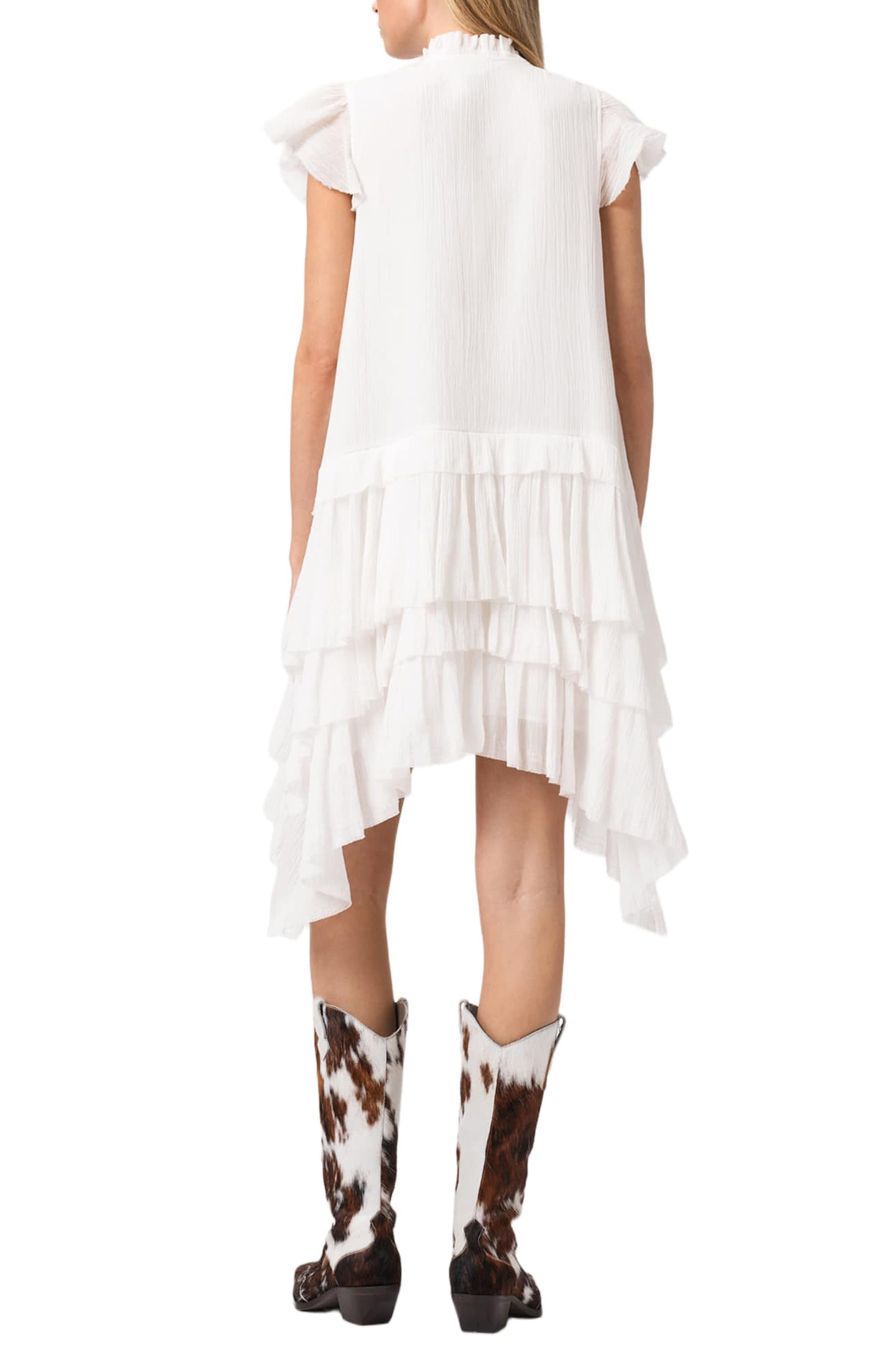 Cavalry Layered Ruffle High-Low Dress - image 4