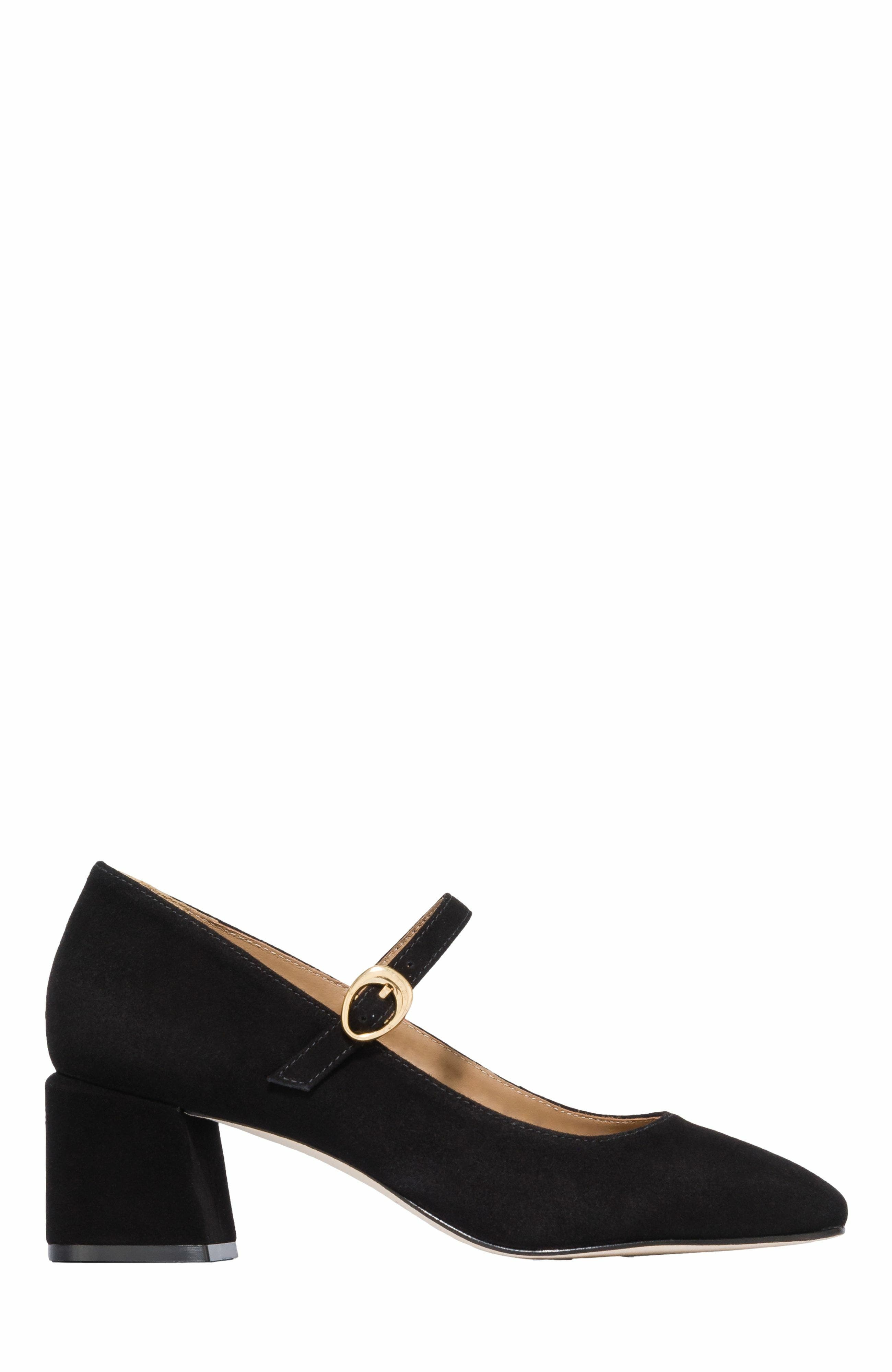 Bernardo Footwear Ancona Block Heel Mary Jane, Main, color, Black