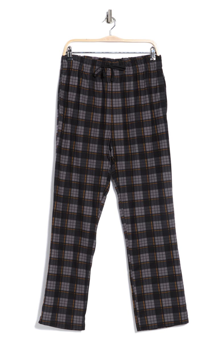 Kenneth Cole New York Peached Knit Pajama Pants, Alternate, color, Heather Black Combo