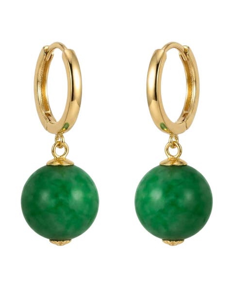 Nadene Jade drop earrings