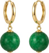 seree Nadene Jade drop earrings