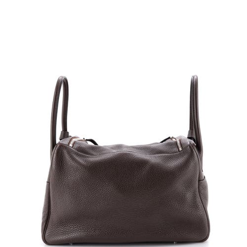 Pre-owned Hermes Hermes Lindy Bag Clemence 34 In Brown