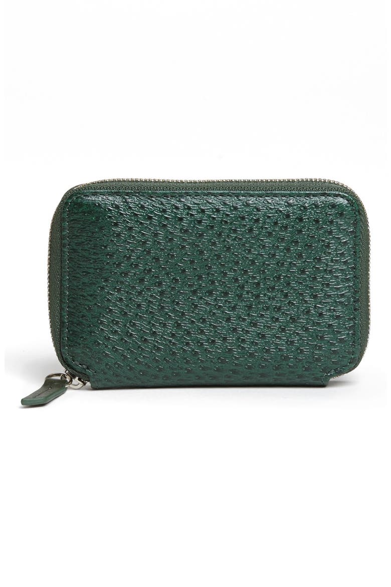 de la Vie Card Case, Main, color, PHEASANT GREEN