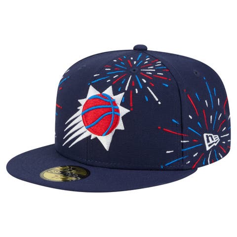 Men's New Era  Navy Phoenix Suns Americana Fireworks 59FIFTY Fitted Hat