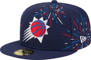 New Era Men's New Era Navy Phoenix Suns Americana Fireworks 59FIFTY Fitted Hat