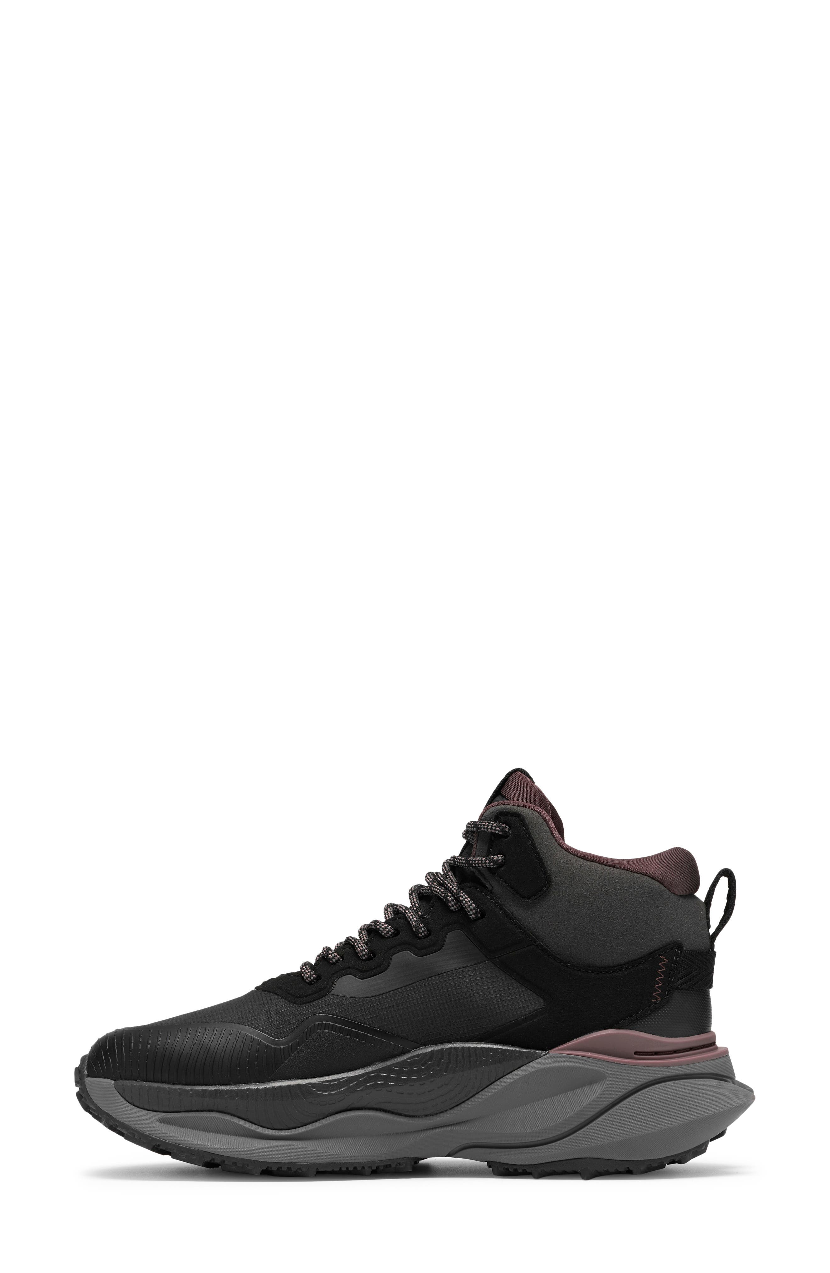 Pacetrail Waterproof High Top Hiking Shoe, Alternate, color, BLACK