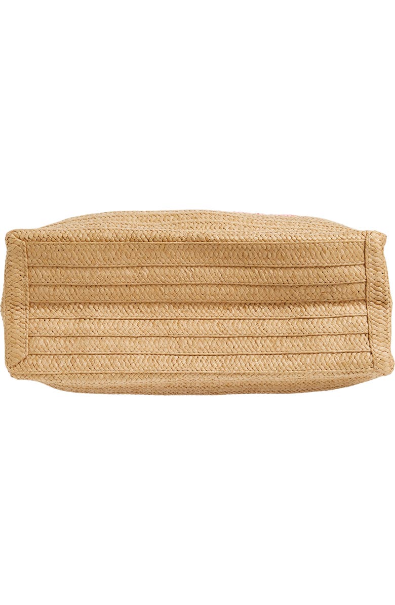 BTB Los Angeles Just Beachy Straw Tote, Alternate, color,