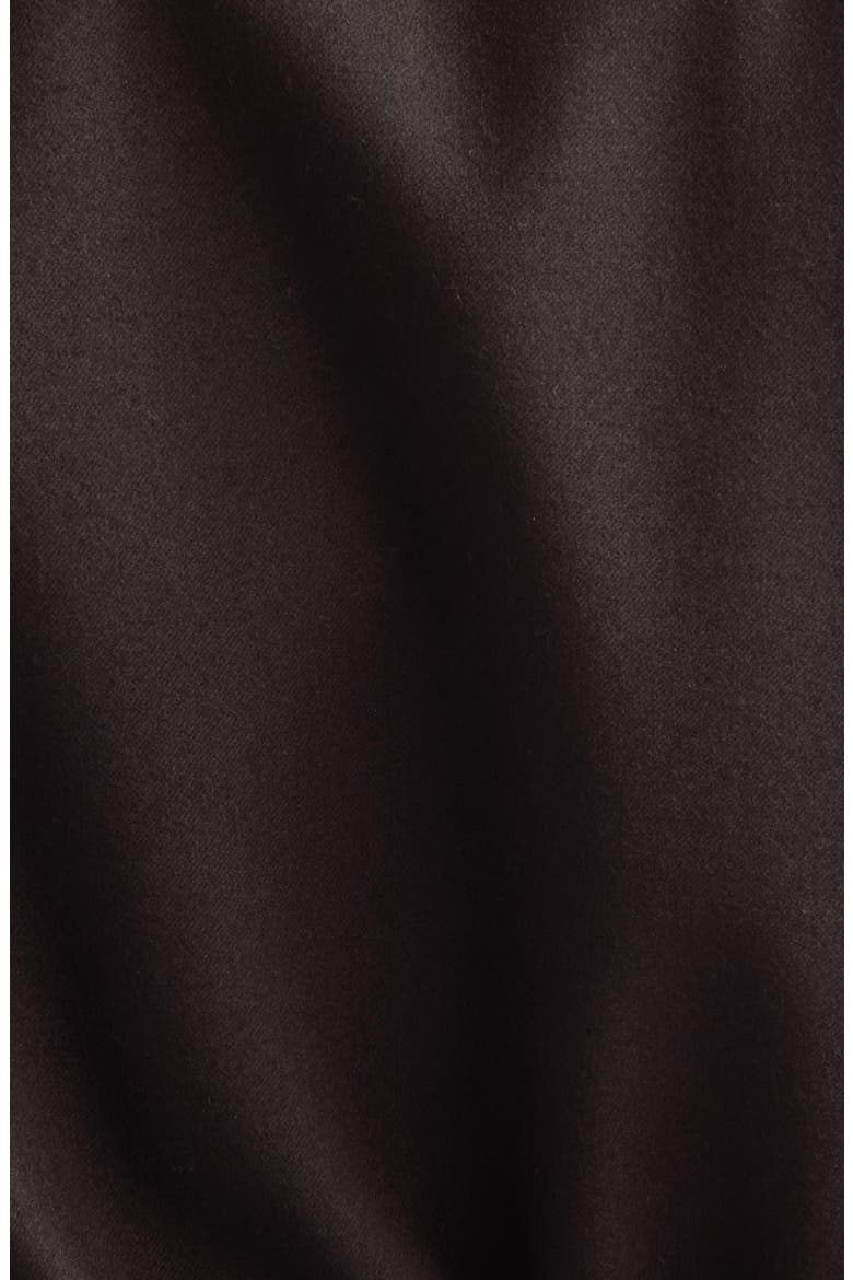 Fine Wool & Silk Drawstring Shirt, Alternate, color, 8810 DARK BROWN
