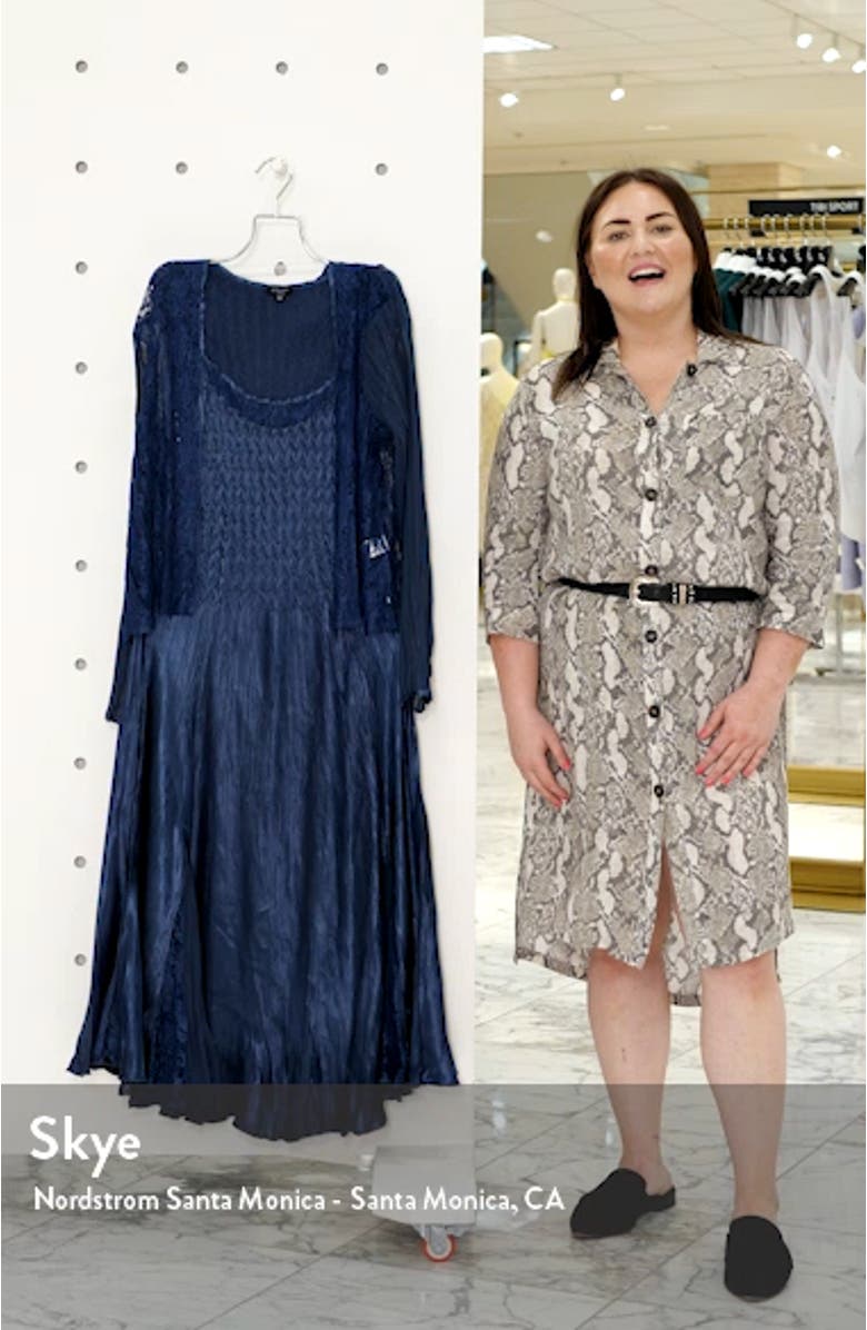 Charmeuse Midi Dress with Jacket, sales video thumbnail