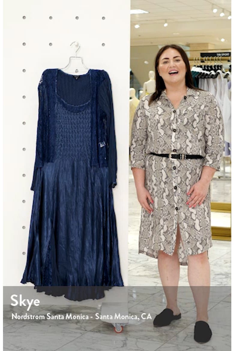 Charmeuse Midi Dress with Jacket video
